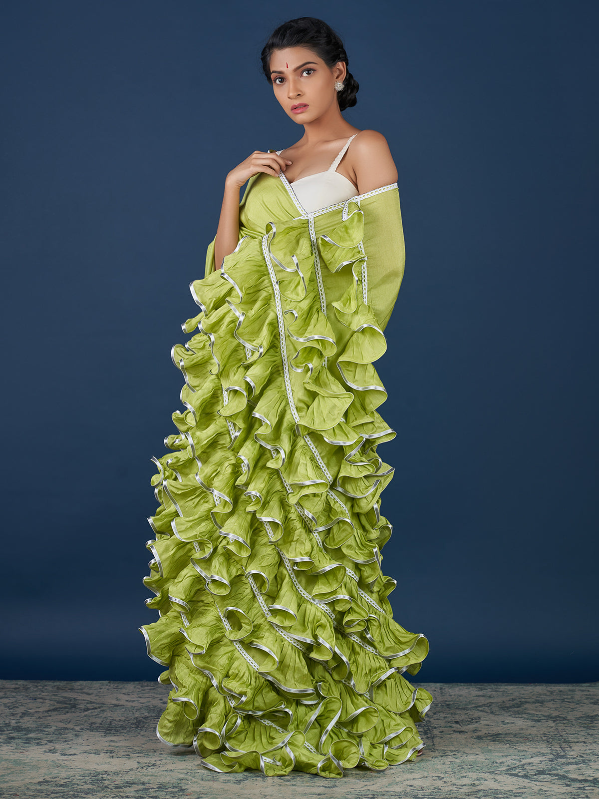 Ruffle Sarees