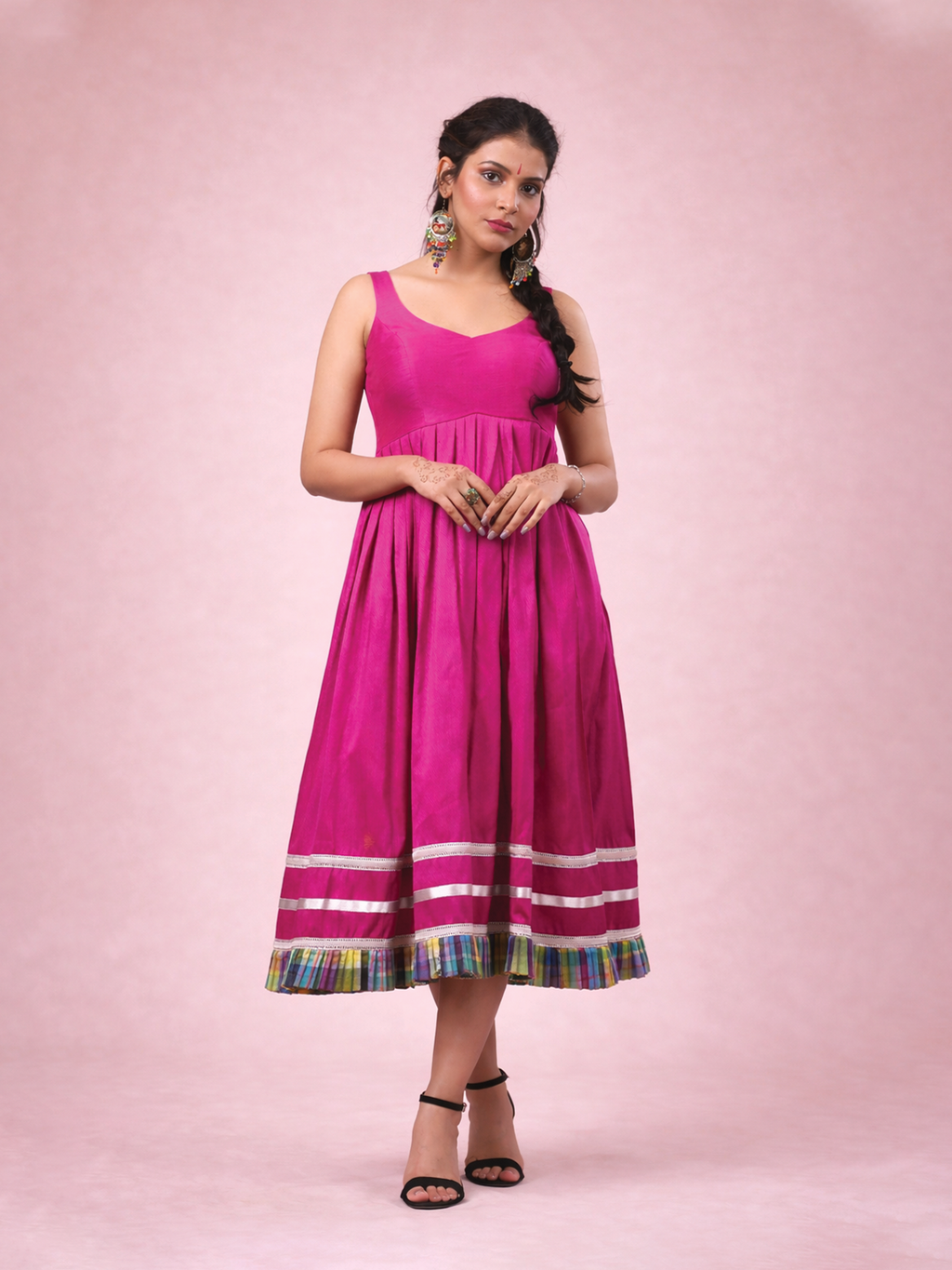 THE ZARIA PLEATED DRESS