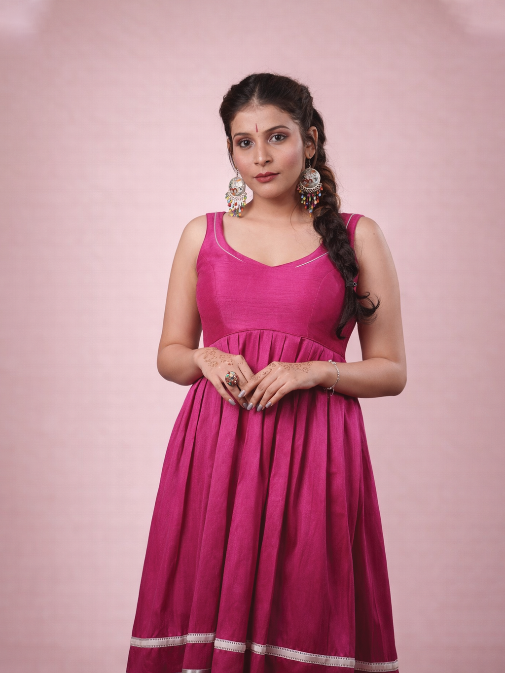 THE ZARIA PLEATED DRESS