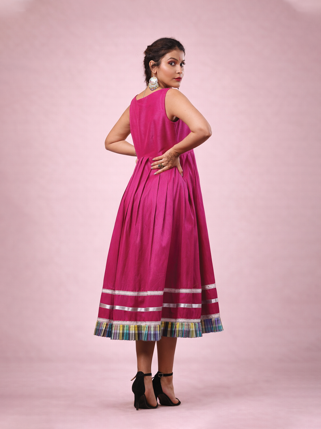 THE ZARIA PLEATED DRESS