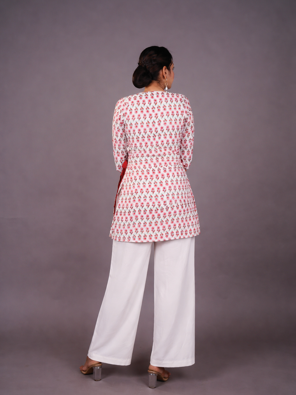 BLUSH WRAP CO-ORD SET