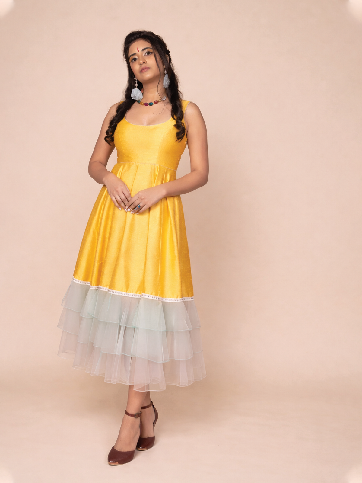 SUNLIT RAGA DRESS