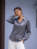 THE VIRELLE SATIN SHIRT