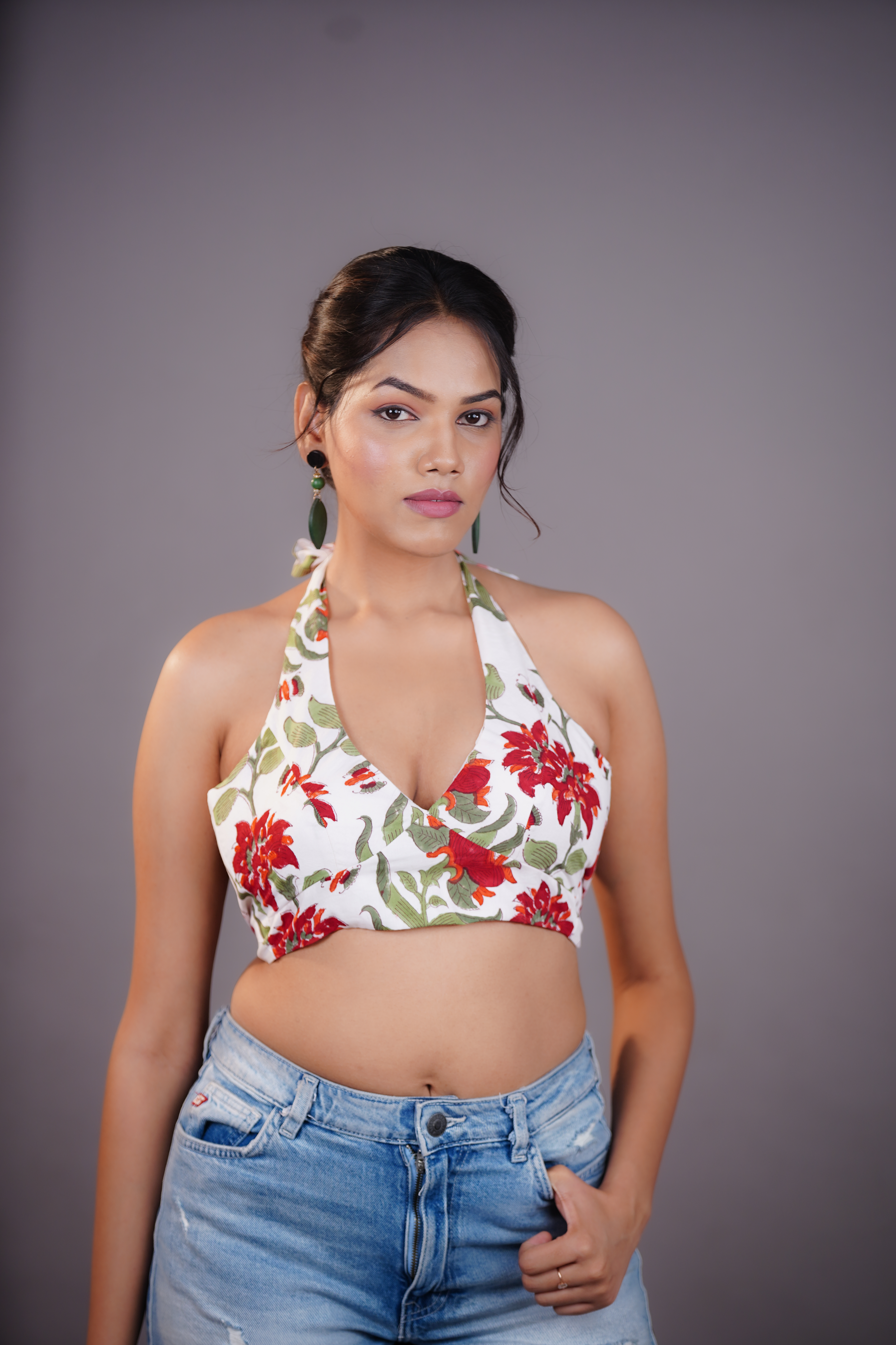 THE ROSELLE HALTER TOP