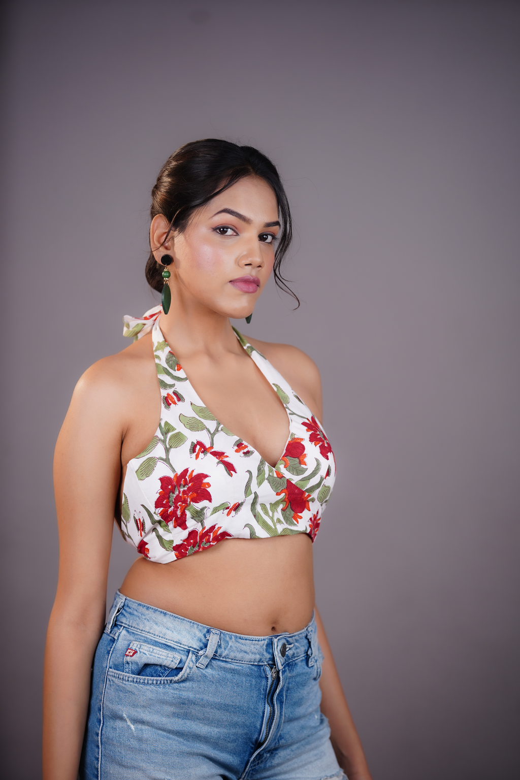 THE ROSELLE HALTER TOP
