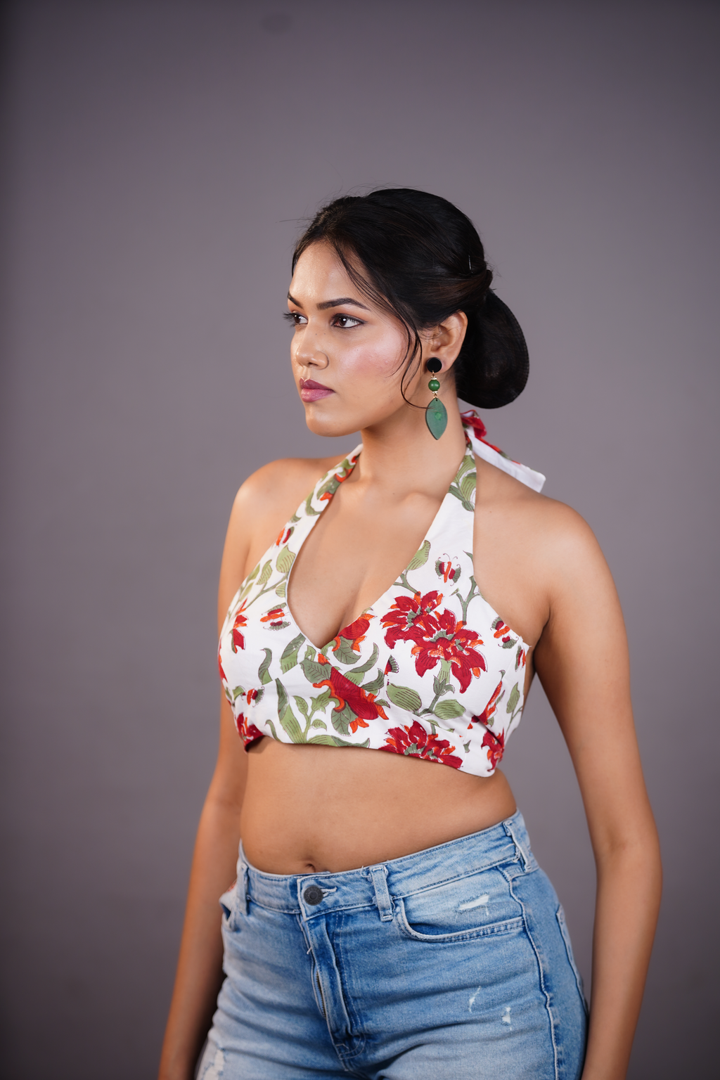 THE ROSELLE HALTER TOP