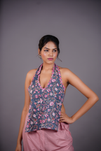 THE VIREYA HALTER TOP