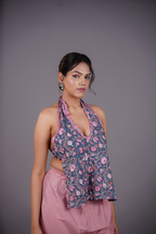THE VIREYA HALTER TOP