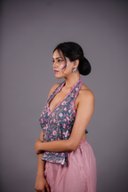 THE VIREYA HALTER TOP