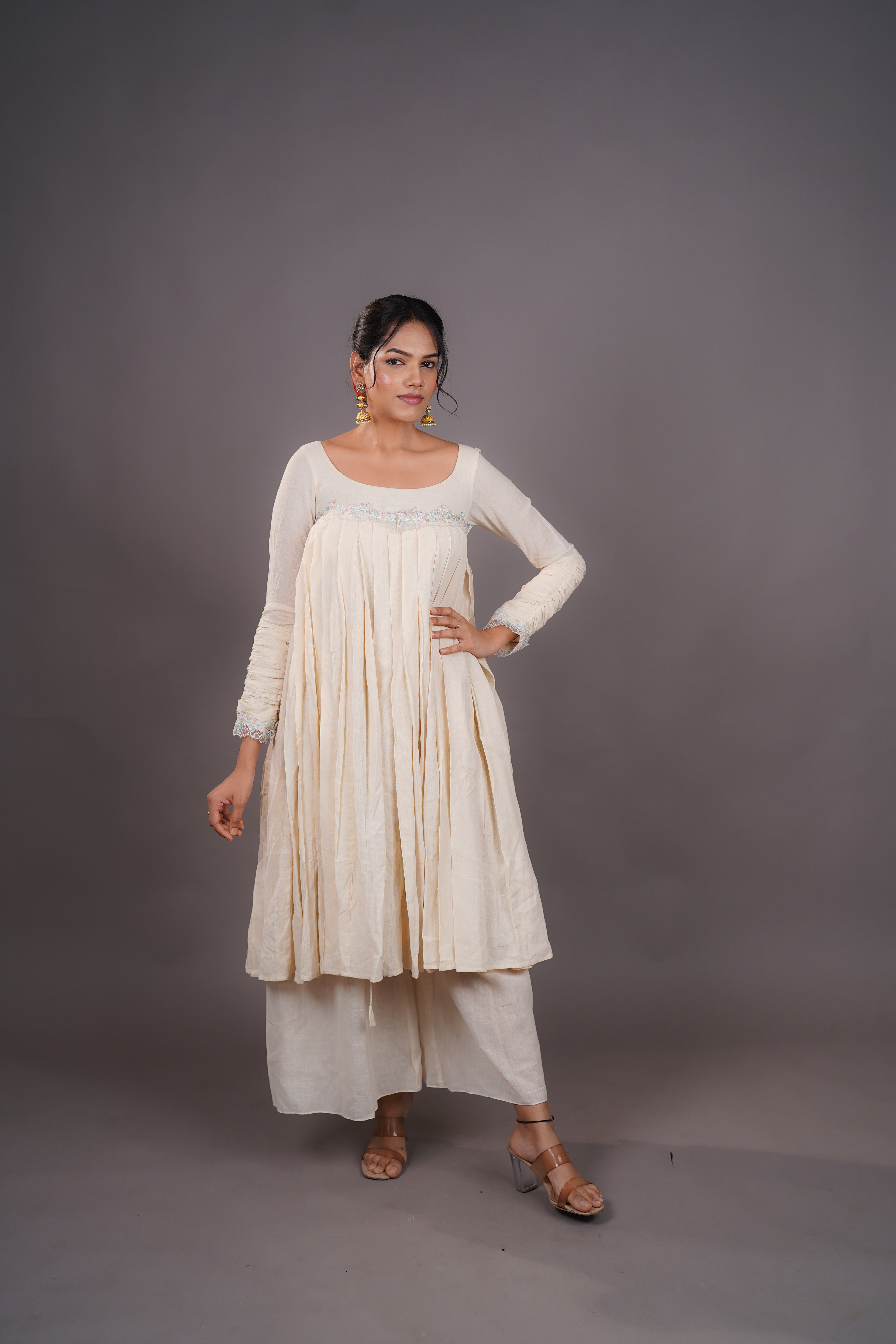 IVORY EASE MAATERNITY CHUDIDAR SET