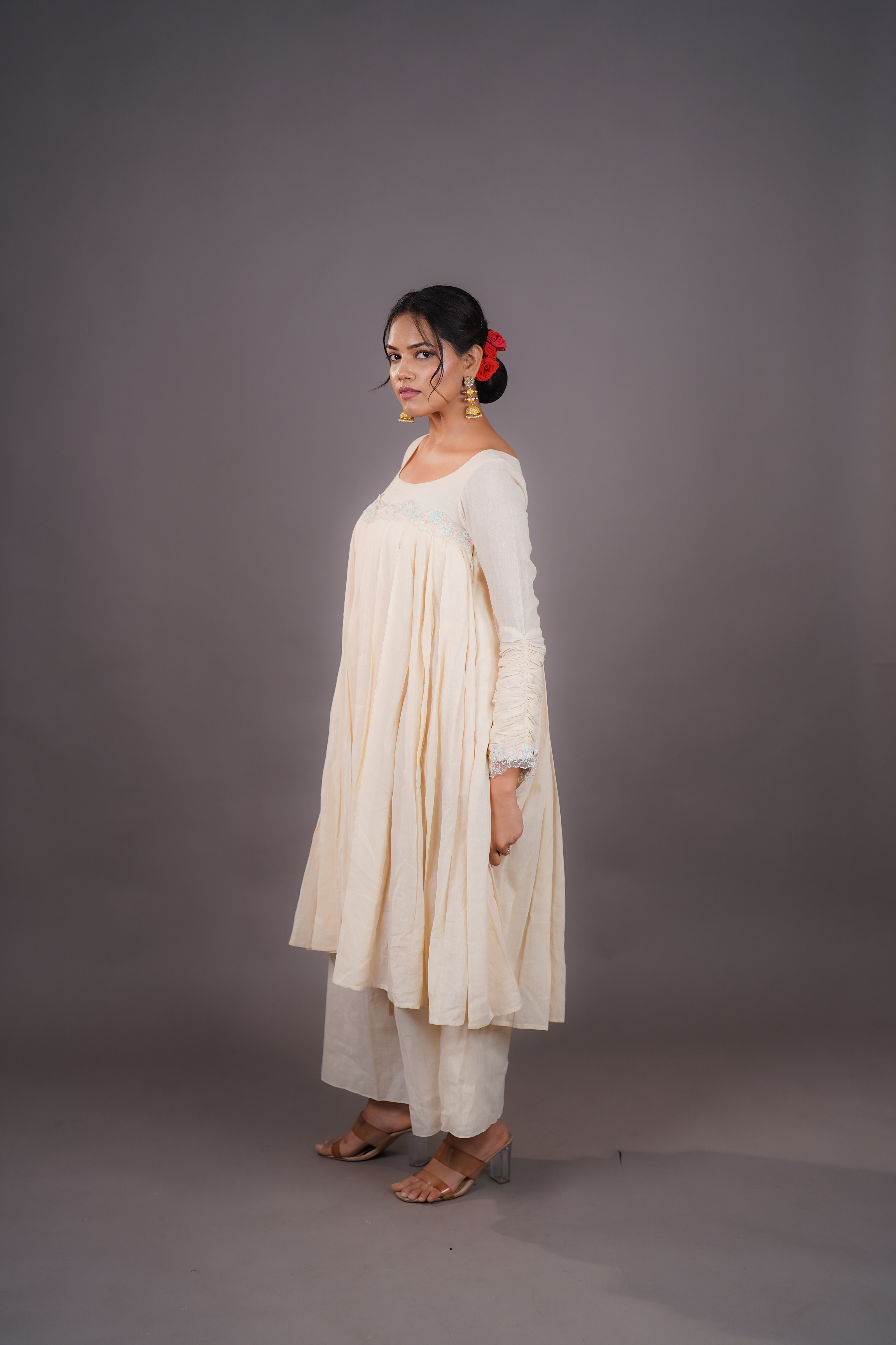 IVORY EASE MAATERNITY CHUDIDAR SET