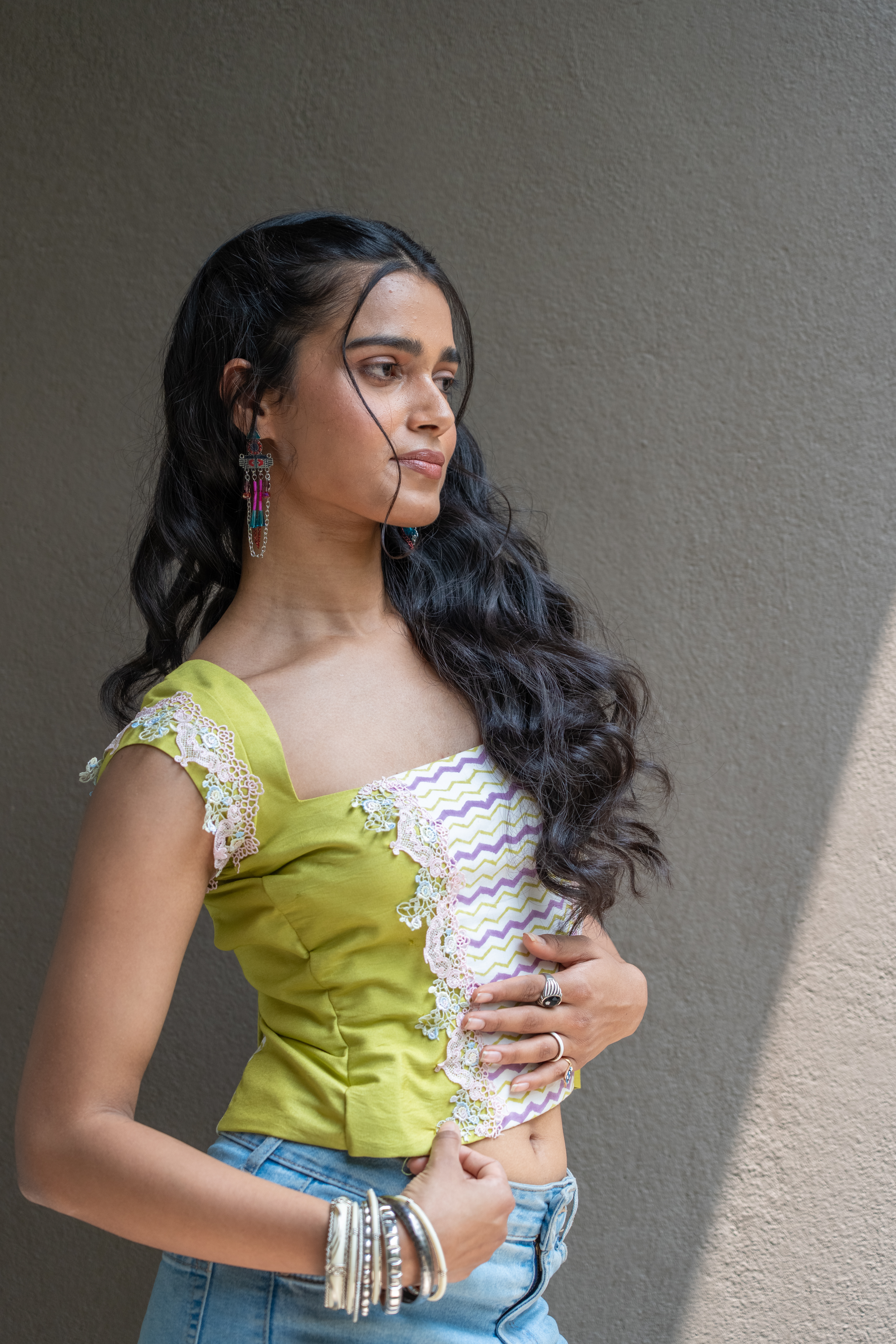 THE LIME HEIRLOOM TOP