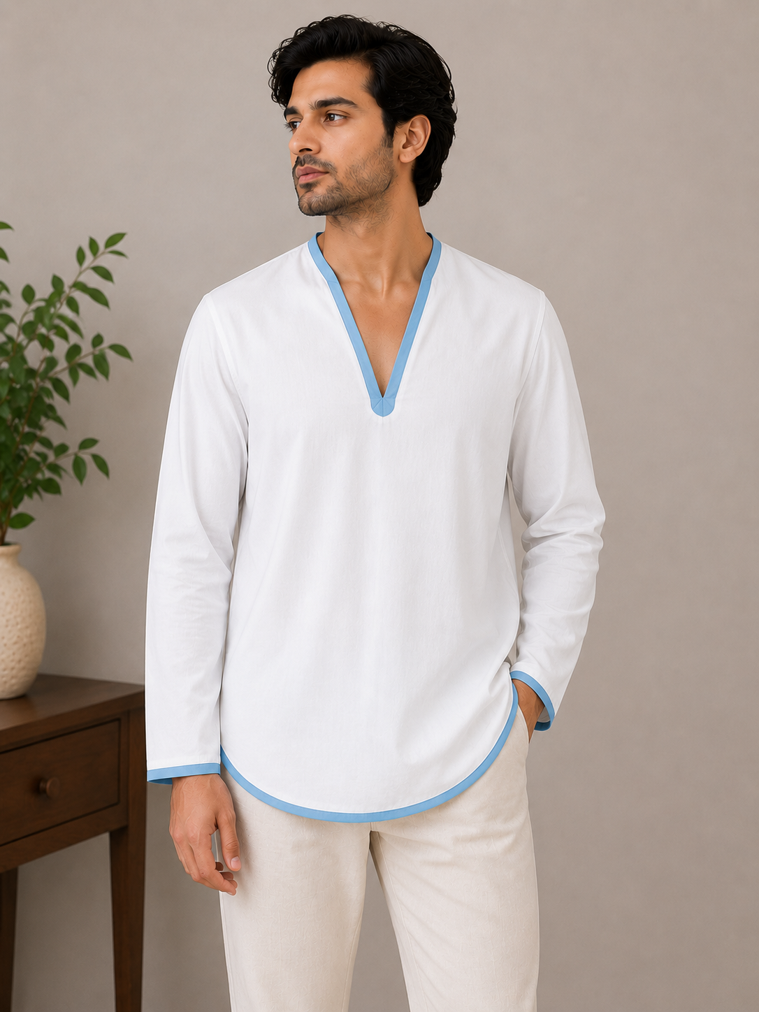 THE SOLENNE REVERSIBLE SHIRT