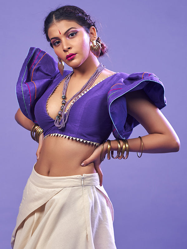 Contemporary Blouse in Purple