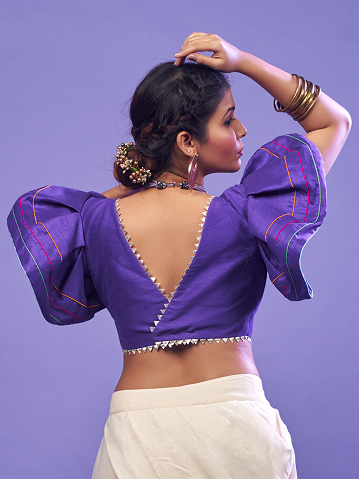 Contemporary Blouse in Purple