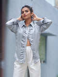THE AVIRA SATIN SHIRT