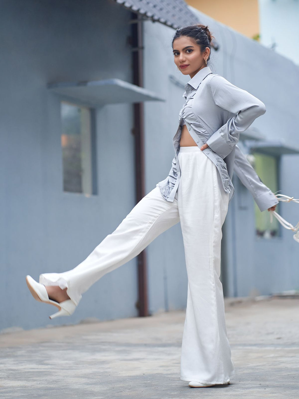 THE AVIRA SATIN SHIRT