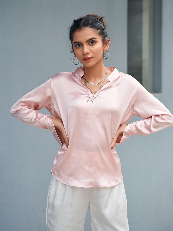 THE EVARA SATIN SHIRT