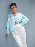 THE LIORA SATIN SHIRT