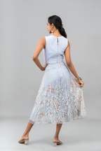 THE VANYA MIST BLUE DRESS