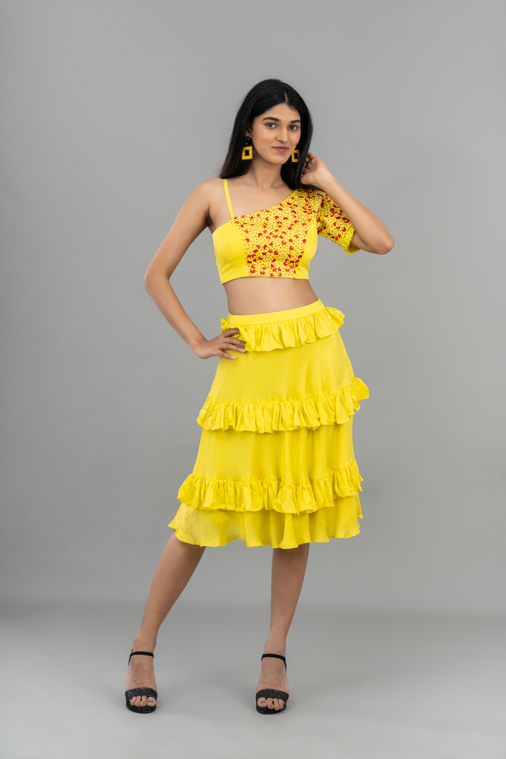 THE SOLENE RUFFLE CO-ORD SET