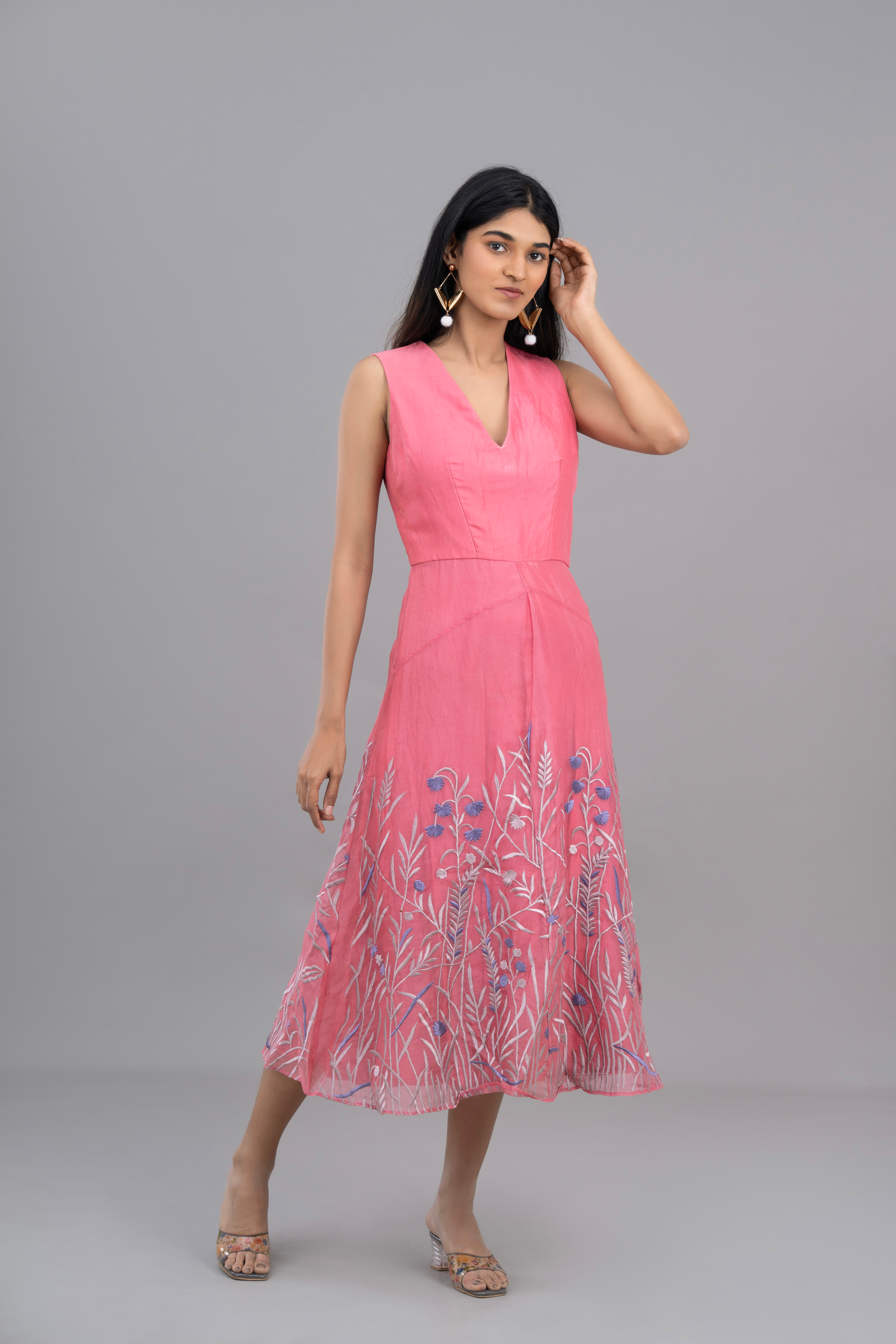 THE VANYA BLUSH PINK DRESS