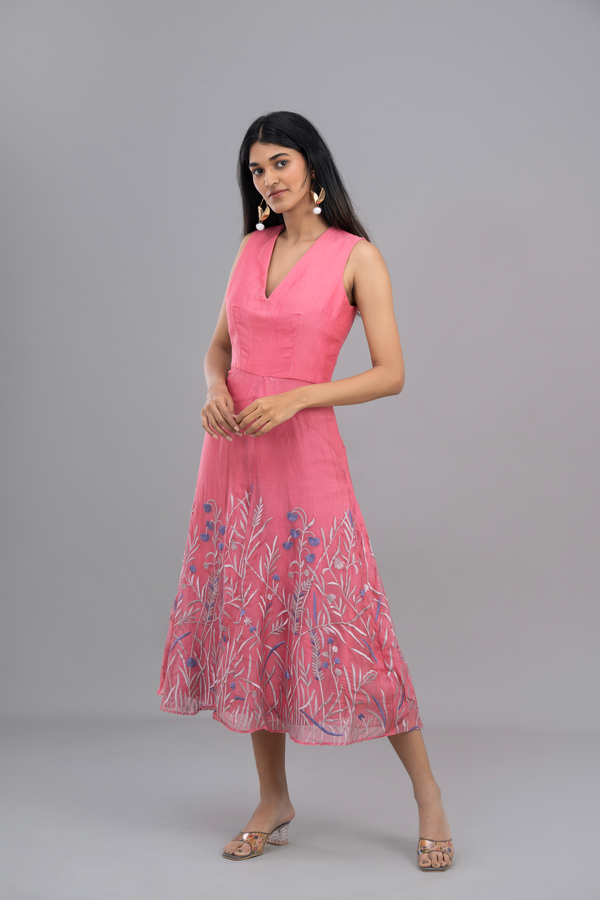THE VANYA BLUSH PINK DRESS