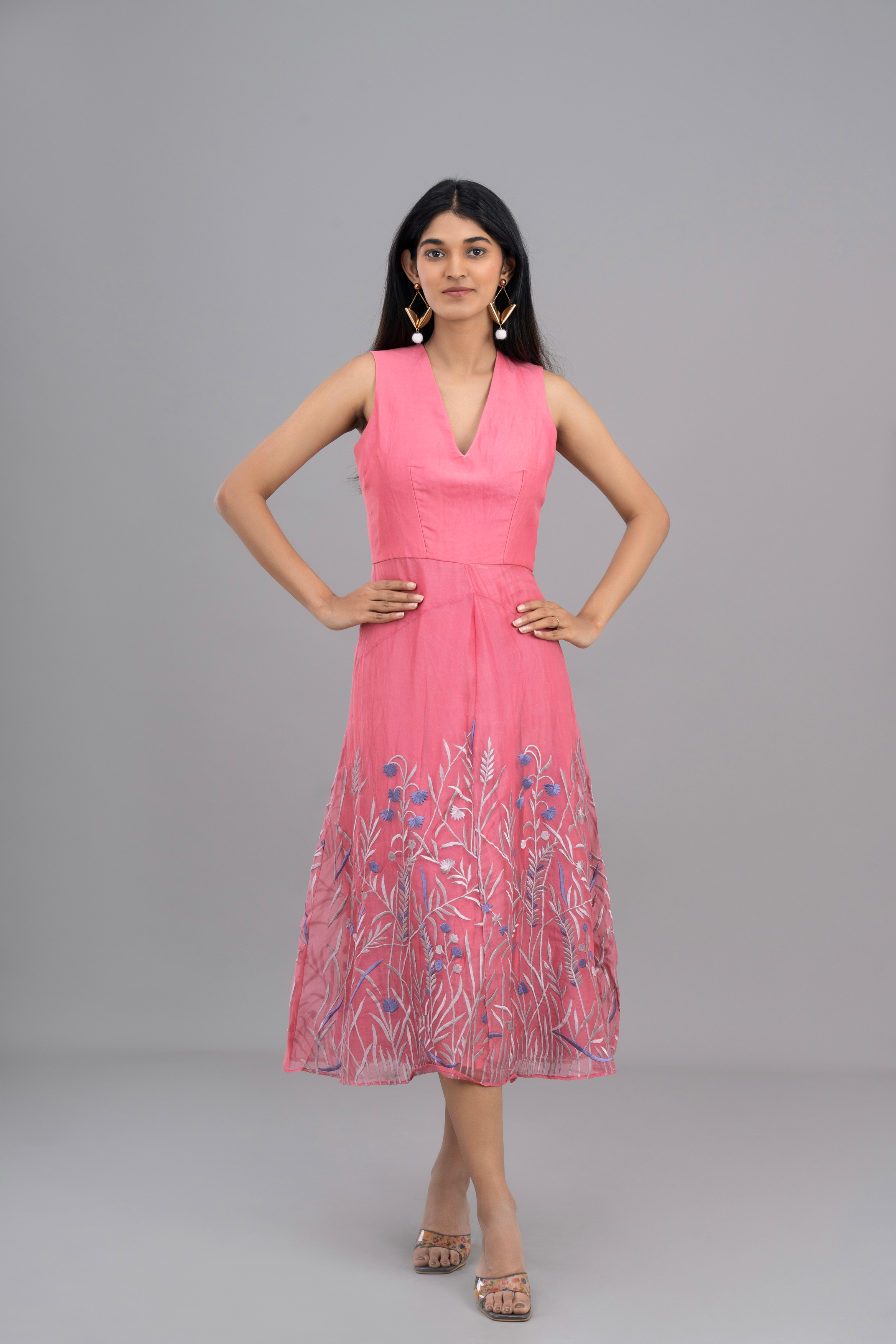 THE VANYA BLUSH PINK DRESS