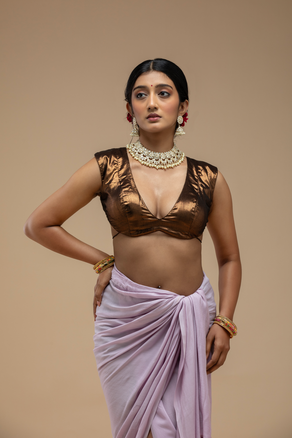 Bronze Blouse Aesthetic