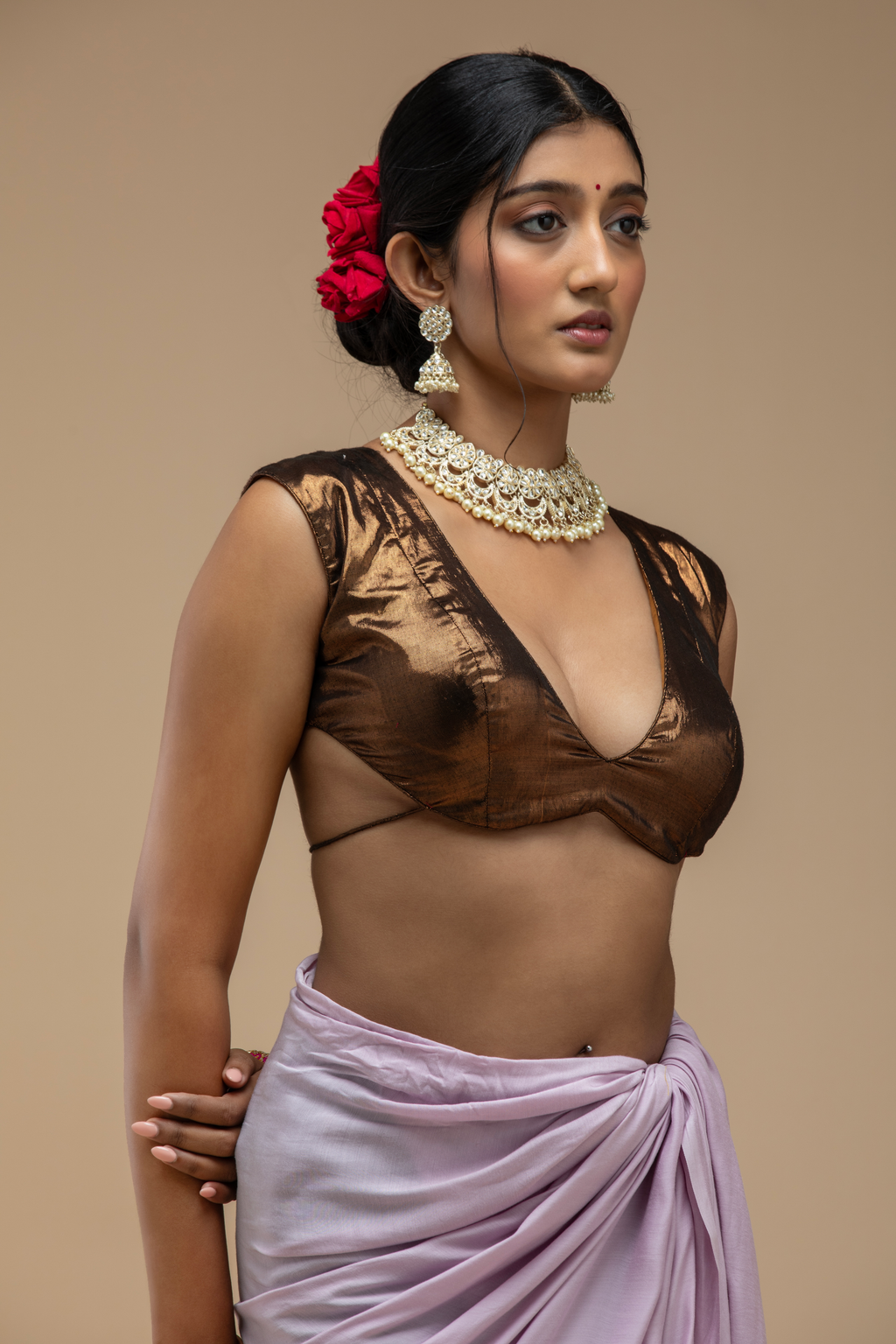 Bronze Blouse Aesthetic