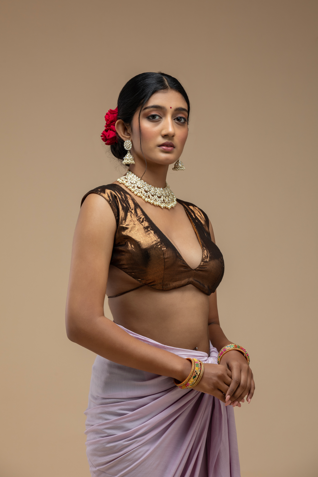 Bronze Blouse Aesthetic