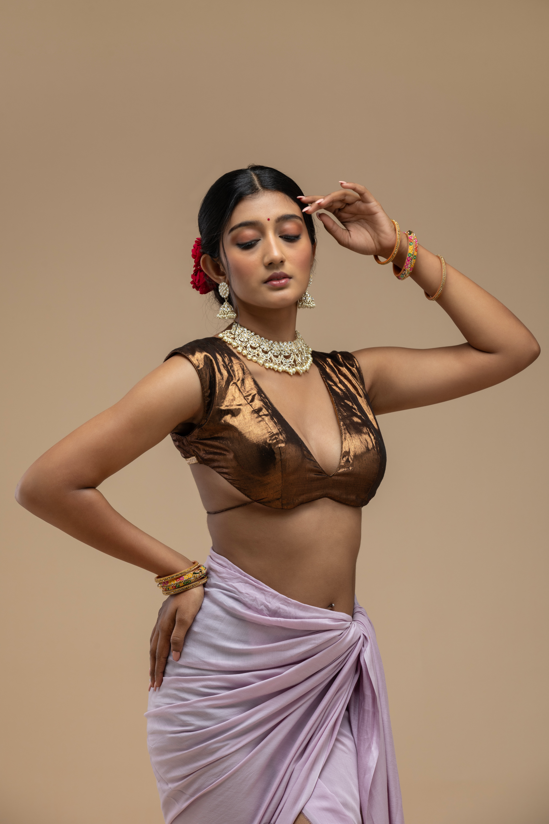 Bronze Blouse Aesthetic