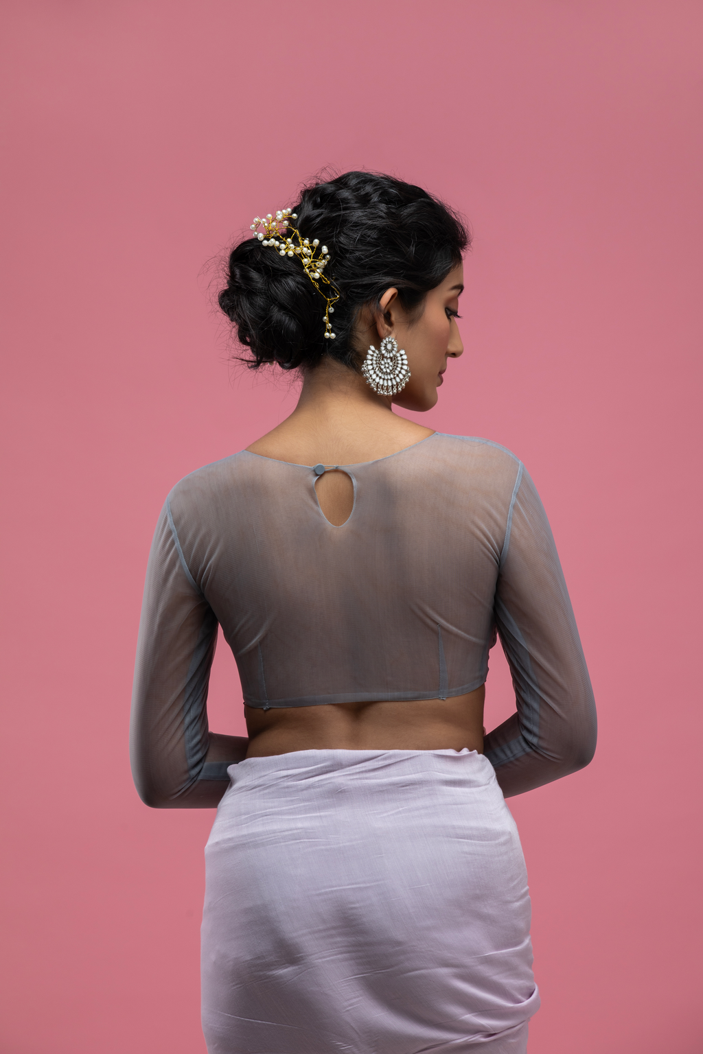 The Chic Grey Blouse