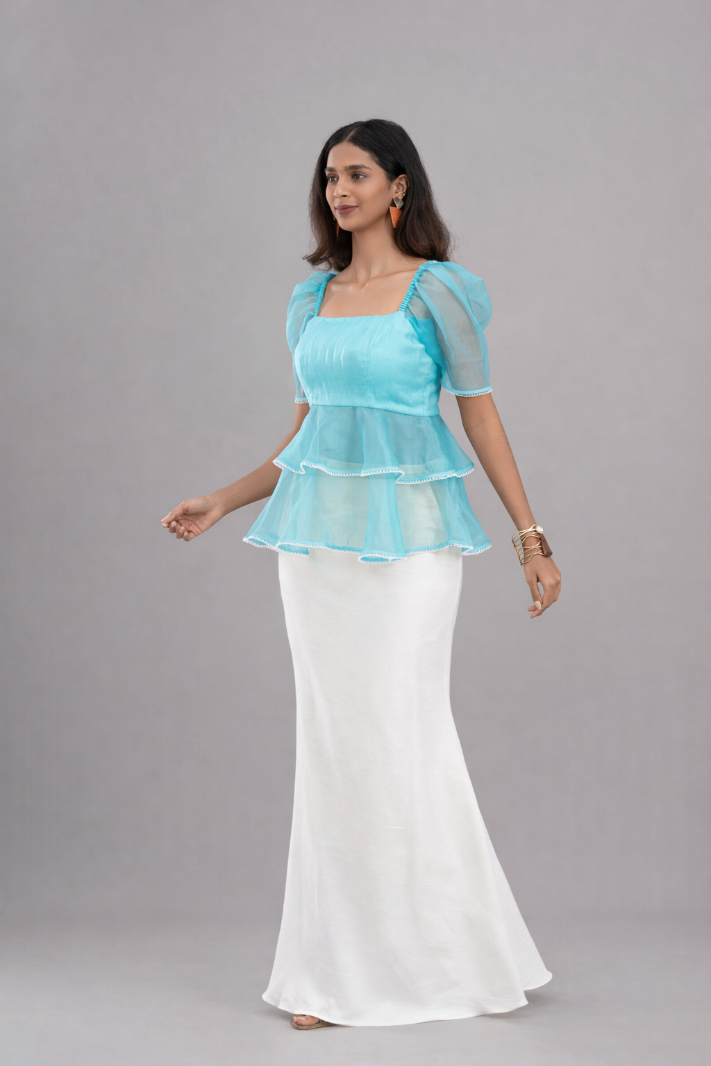 THE CELENE RUFFLE TOP