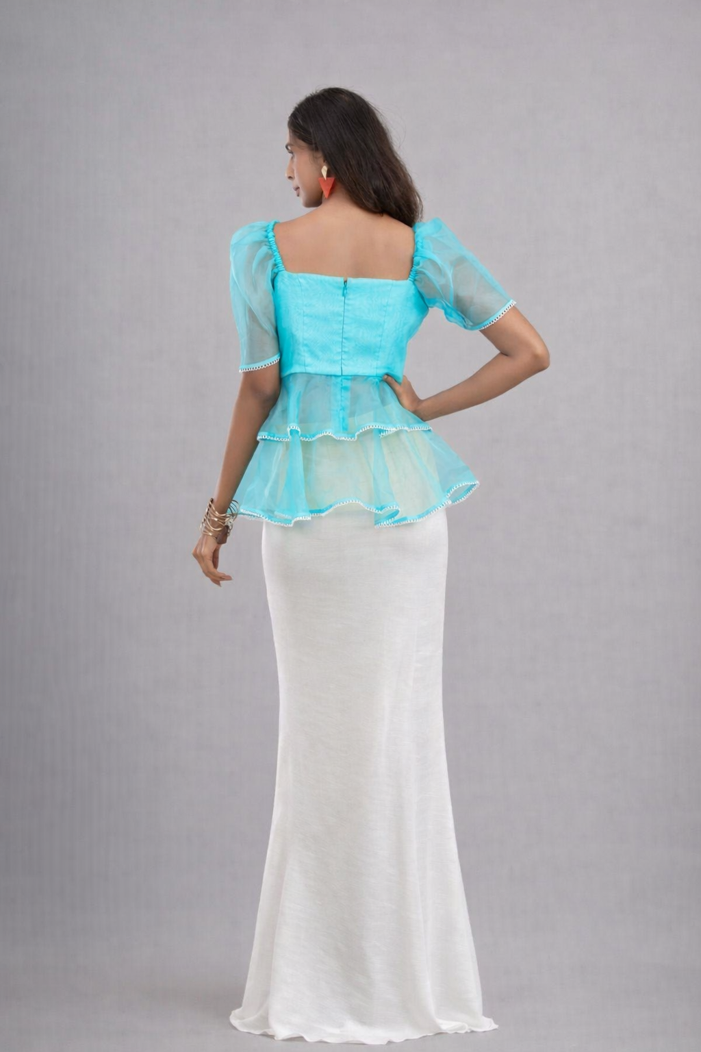 THE CELENE RUFFLE TOP