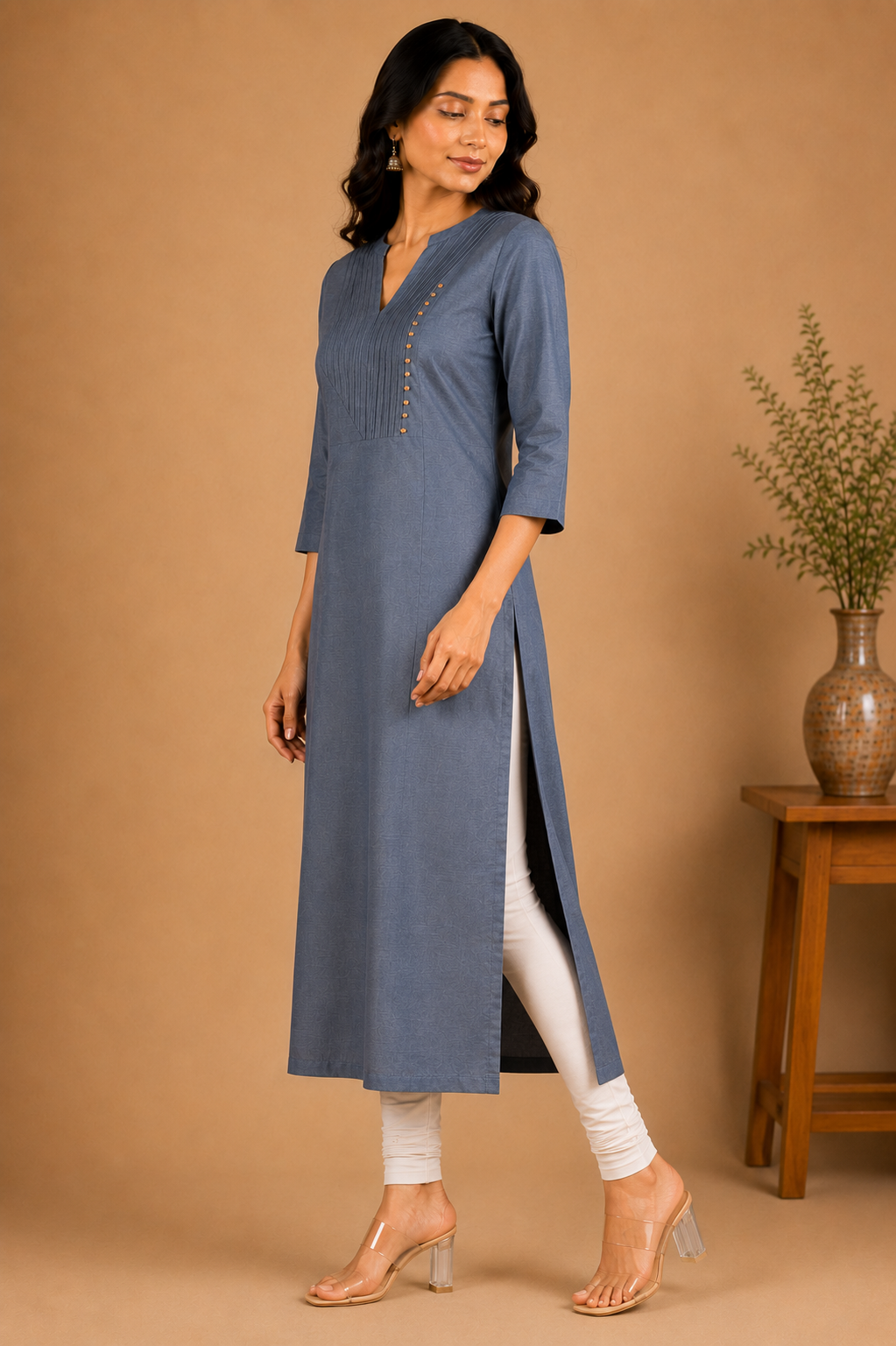 THE CELESTE PINTUCK KURTA