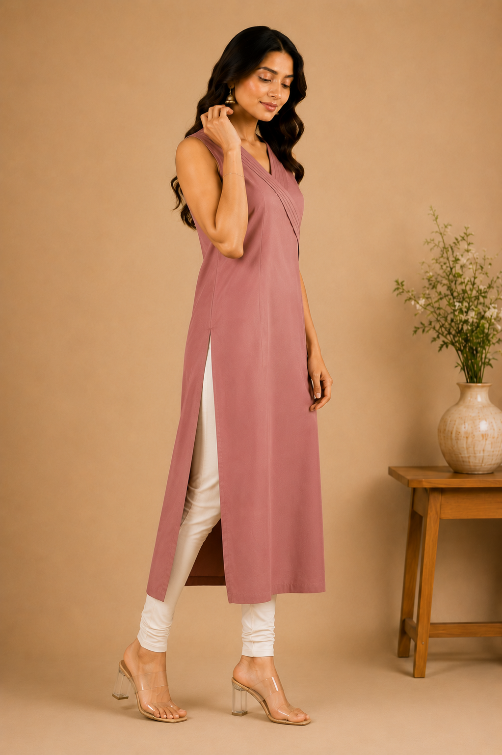 THE ROSALIE WRAAP KURTA