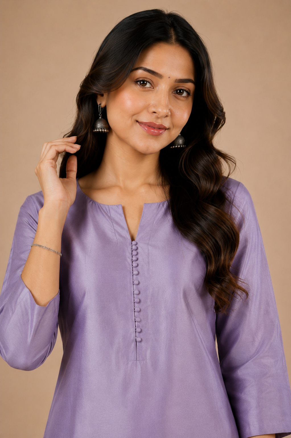 THE LIORA BUTTON KURTA