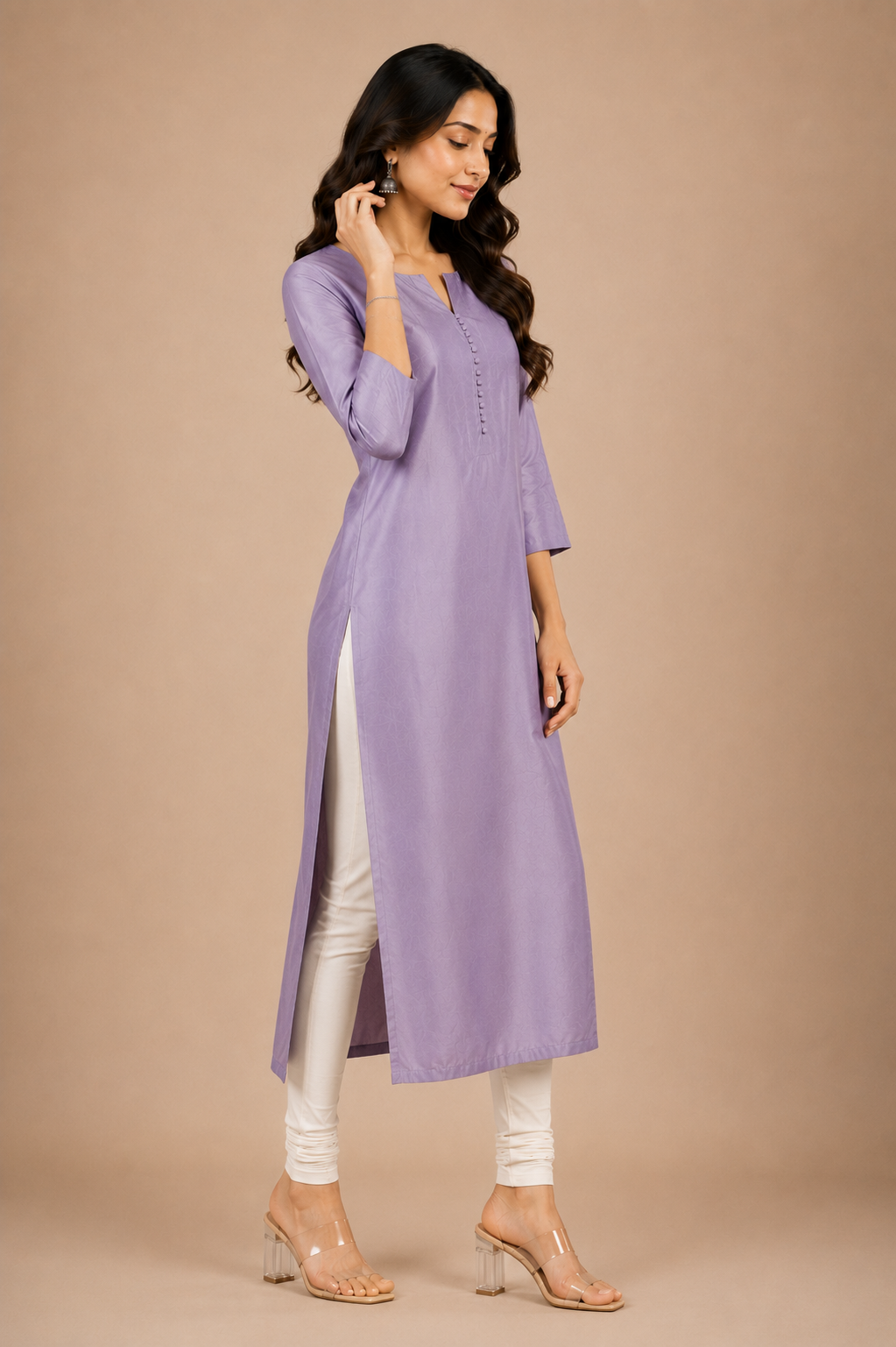 THE LIORA BUTTON KURTA