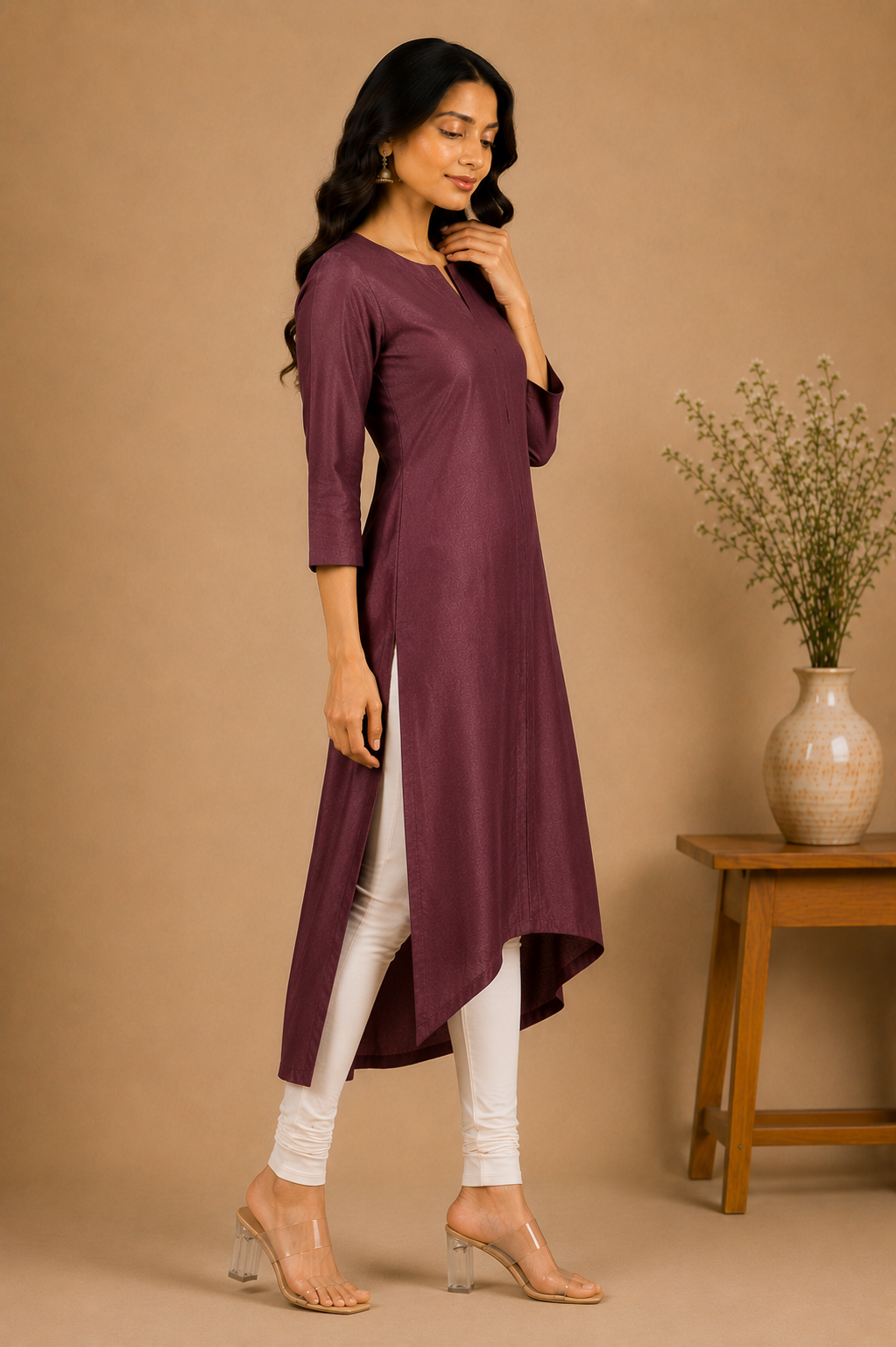 THE AURELIA HIGH-LOW KURTA