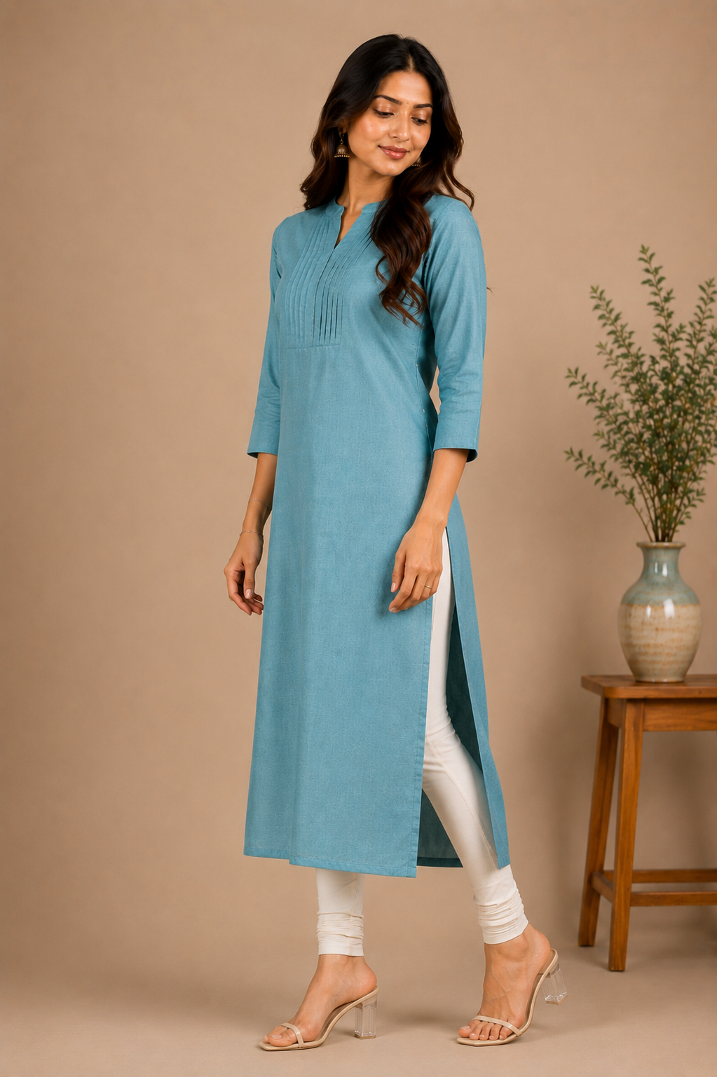 THE MIRA PINTUCK KURTA