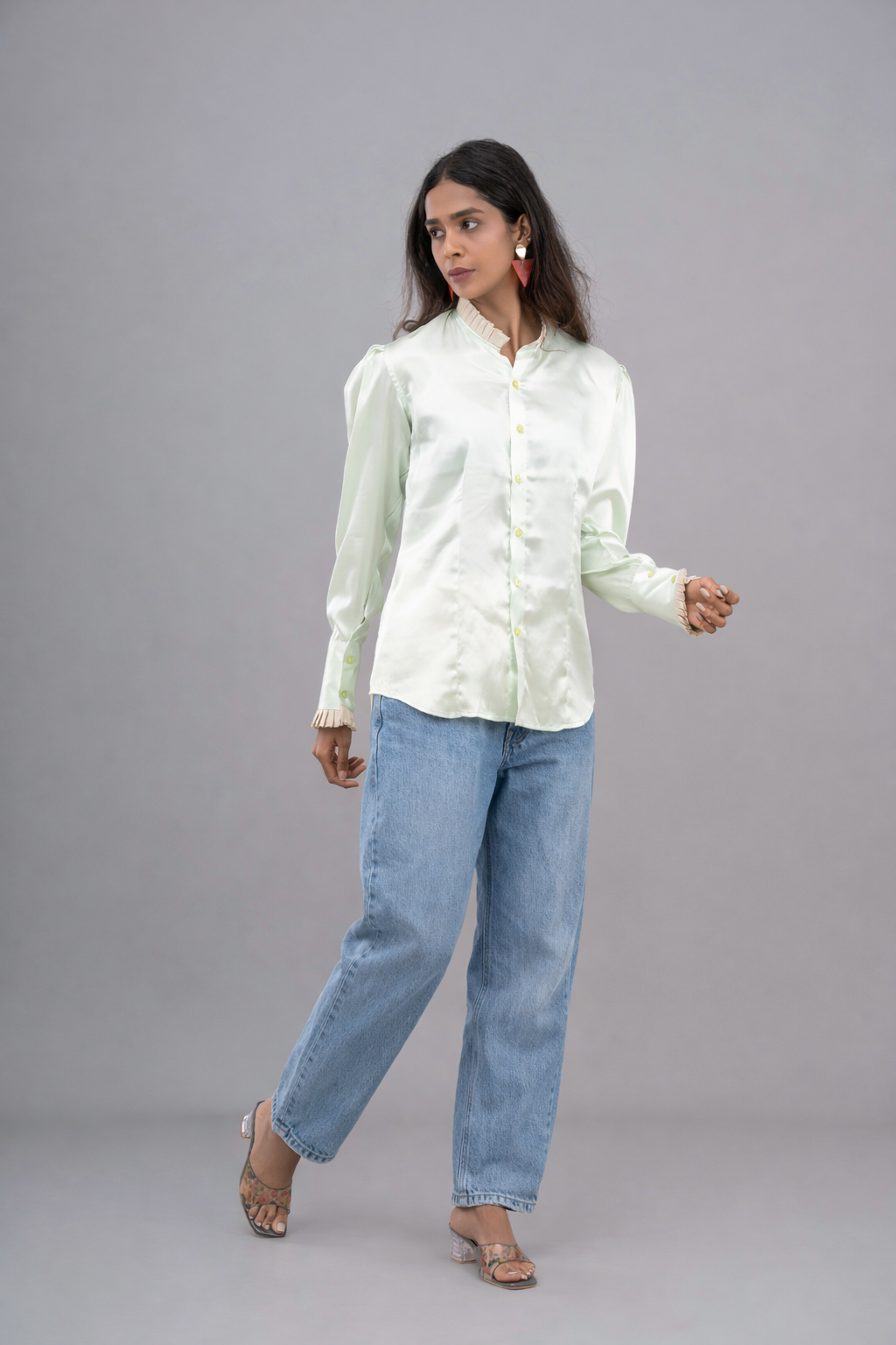 THE ELIRA SATIN SHIRT