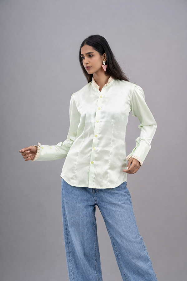 THE ELIRA SATIN SHIRT