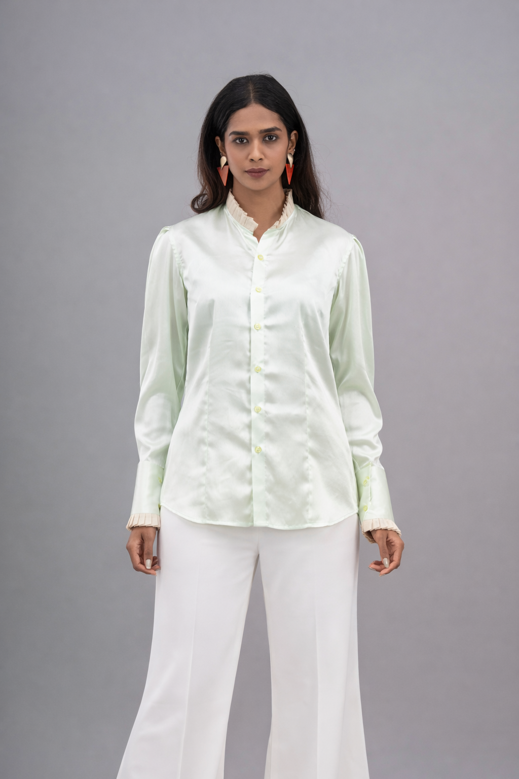 THE ELIRA SATIN SHIRT