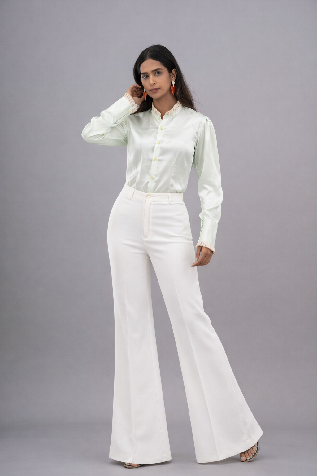 THE ELIRA SATIN SHIRT