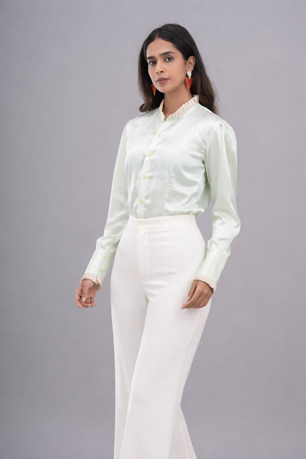 THE ELIRA SATIN SHIRT