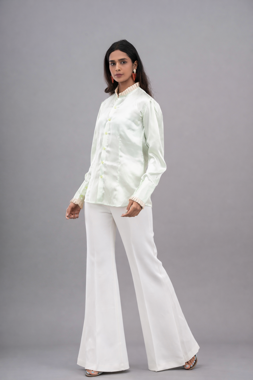 THE ELIRA SATIN SHIRT