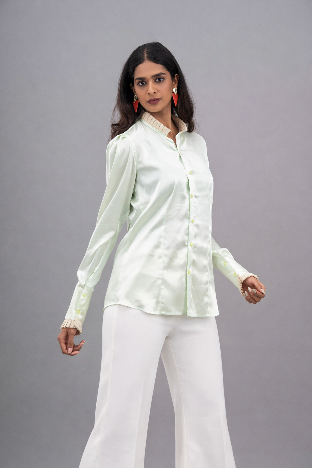 THE ELIRA SATIN SHIRT