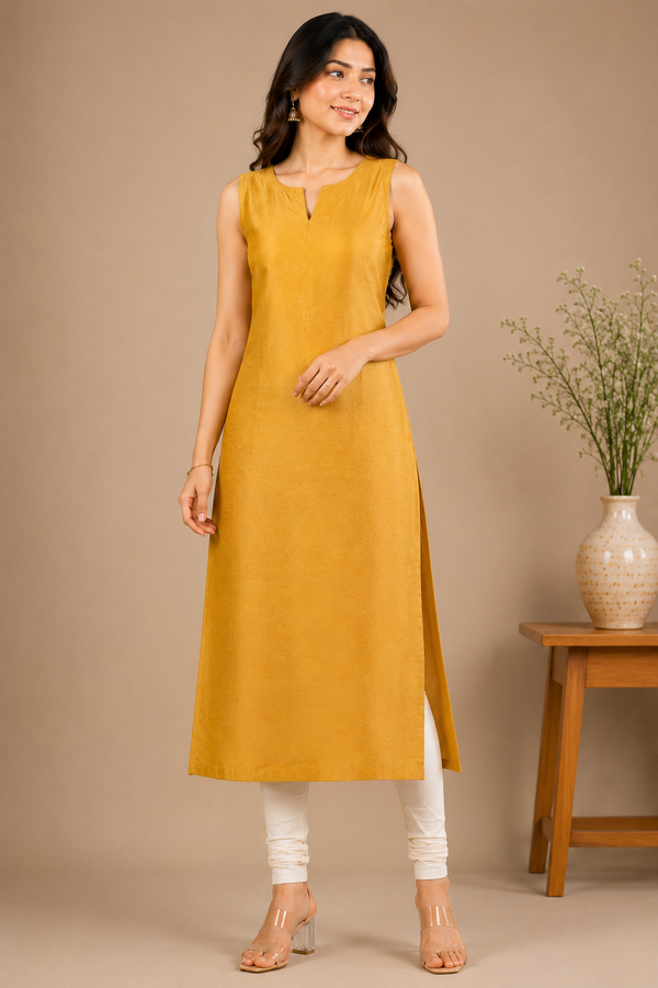 THE SOLENE SLEEVELESS KURTA